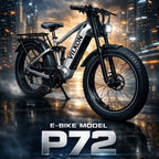 VILKON P72 Ηλεκτρικό Ποδήλατο Fat Tyre E-Bike Full Suspension