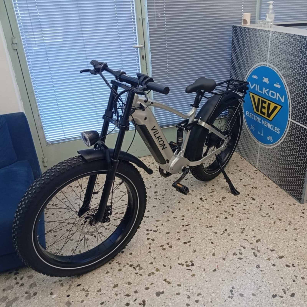 VILKON P72 Ηλεκτρικό Ποδήλατο Fat Tyre E-Bike Full Suspension