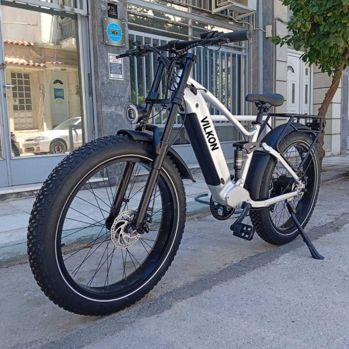 VILKON P72 Ηλεκτρικό Ποδήλατο Fat Tyre E-Bike Full Suspension
