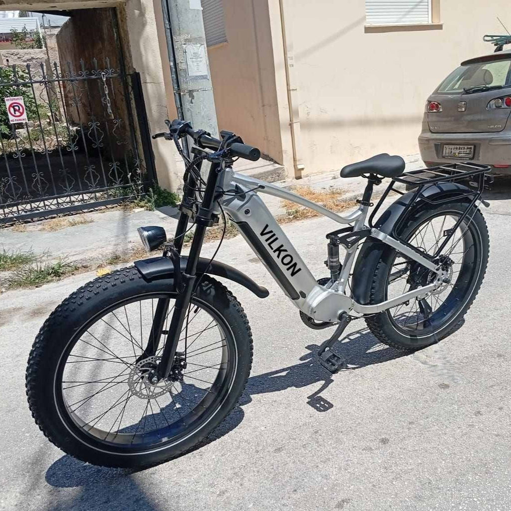 VILKON P72 Ηλεκτρικό Ποδήλατο Fat Tyre E-Bike Full Suspension