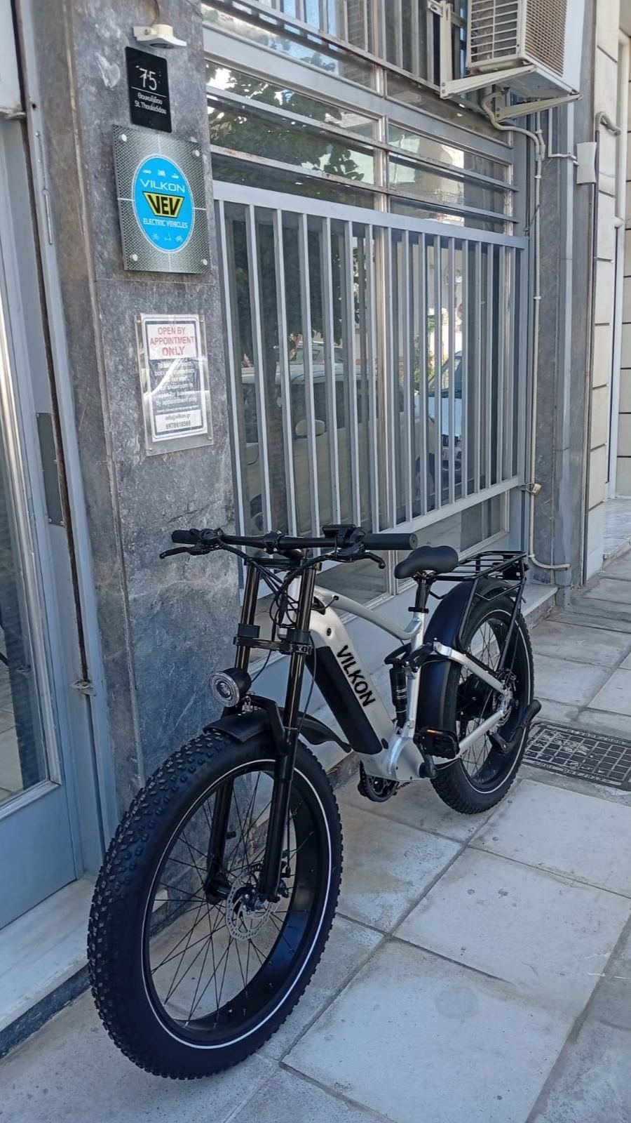 VILKON P72 Ηλεκτρικό Ποδήλατο Fat Tyre E-Bike Full Suspension