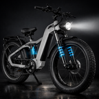 VILKON P72 Ηλεκτρικό Ποδήλατο Fat Tyre E-Bike Full Suspension