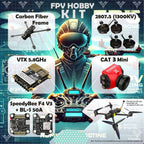 HFD Striker 7 FPV Drone Racing Kit 7" Carbon Fiber για Hobby & Αγώνες